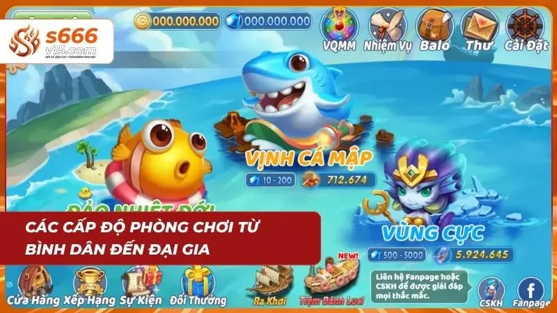Phòng đấu VIP với tỷ lệ nhân thưởng cao mang đến cơ hội chinh phục jackpot khổng lồ
