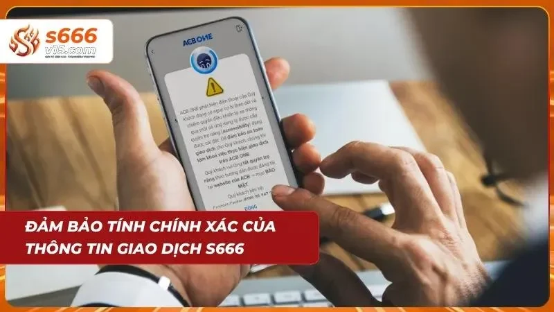 Kiểm tra kỹ thông tin giao dịch trước khi xác nhận