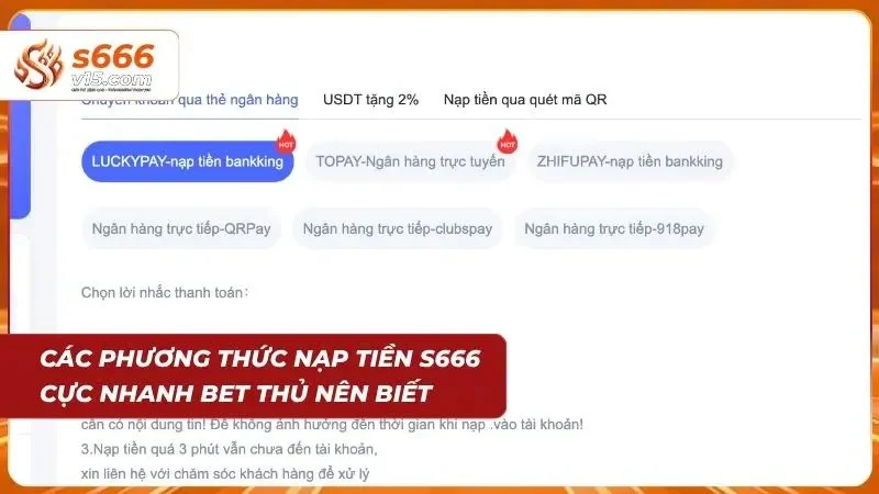 Phương thức chuyển khoản nhanh qua Internet Banking