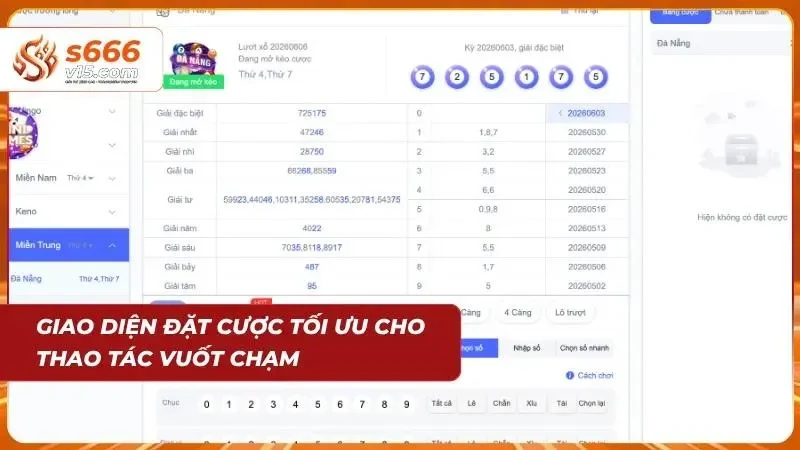 Giao diện thân thiện giúp thao tác nhanh ngay cả trên điện thoại